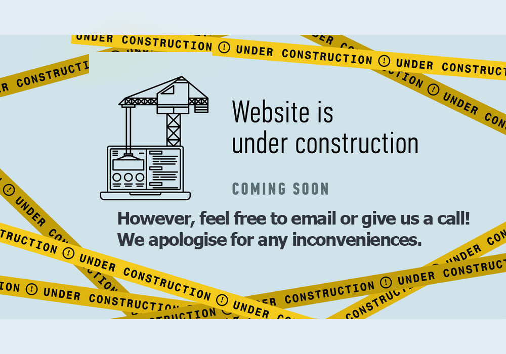Website under construction image