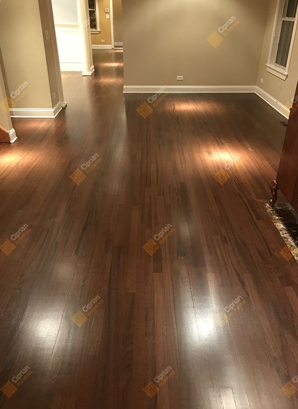 Ciprian Flooring, Dark Walnut Hardwood Floor Stain